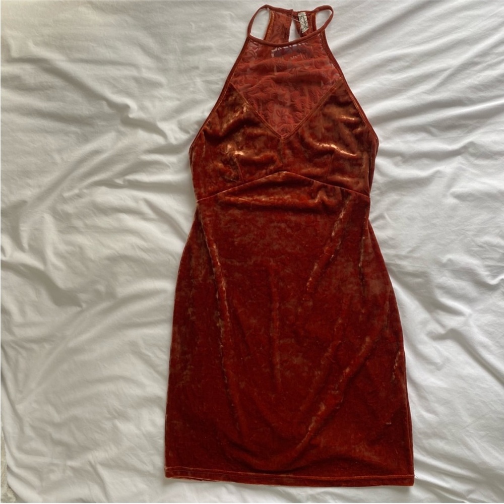 NWT free people velvet dress